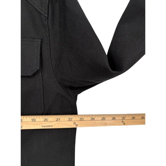 American Tall Canvas Jacket Mens Chore Coat Streetwear Workwear Large LJ&S - Picture 5 of 11